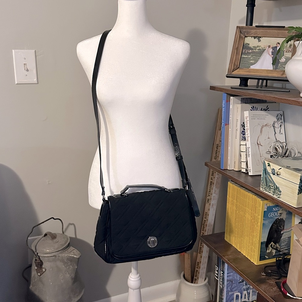 Vera Bradley Black Saddle Bag Crossbody